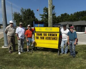 Kinsmen volunteers Friends Helping Friends